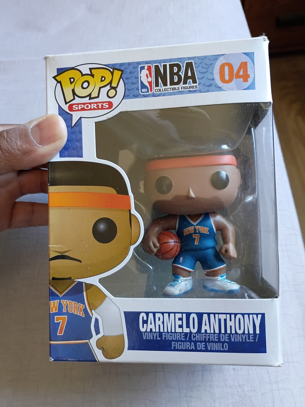 Carmelo Anthony New York Knicks Funko Pop - Blue and Orange Jersey